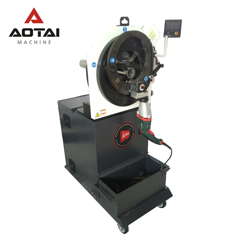 
AOTAI OSK-620 346-630 mm numerical controller orbital metabo motor saw blade pipe cold cutting machine 