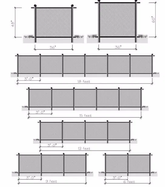 China Supplier Removable  Aluminium Protection Swimming Pool  Fence