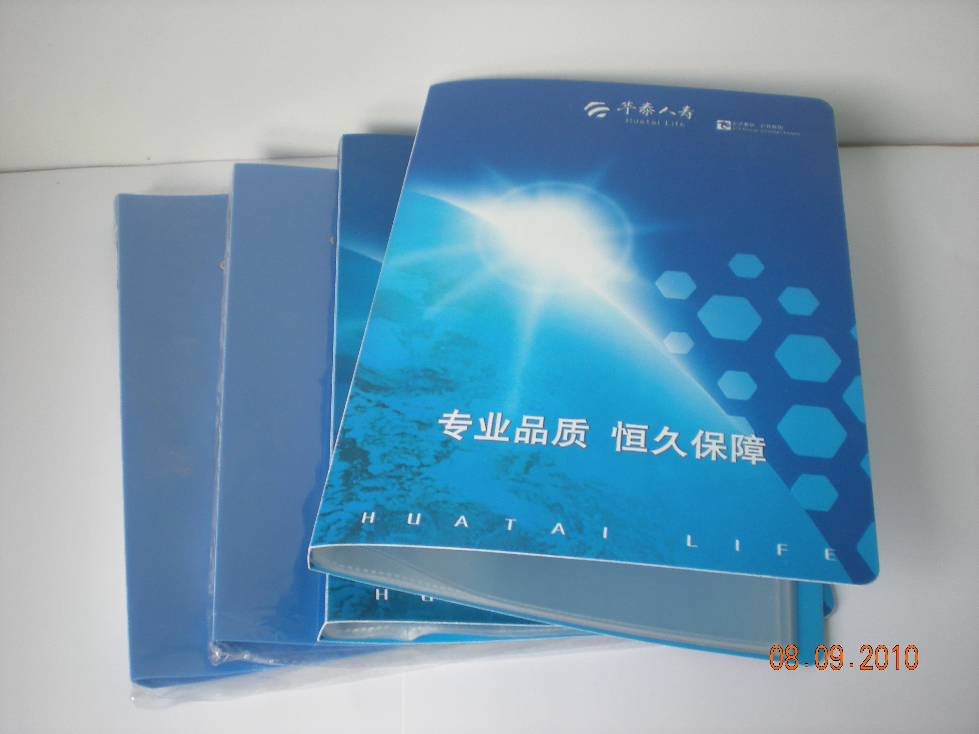 Cheap price PP display book file PP plastic folder office document bag with custom size