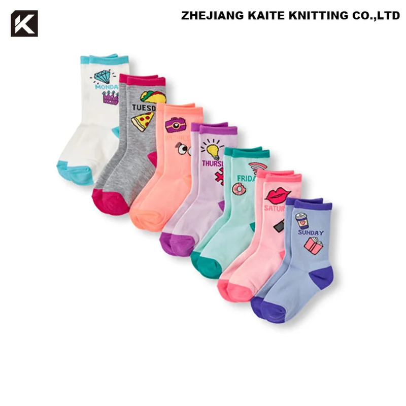 KT-3-1208 детские носки из полиэстера, детские носки/чулочно-носочные изделия
