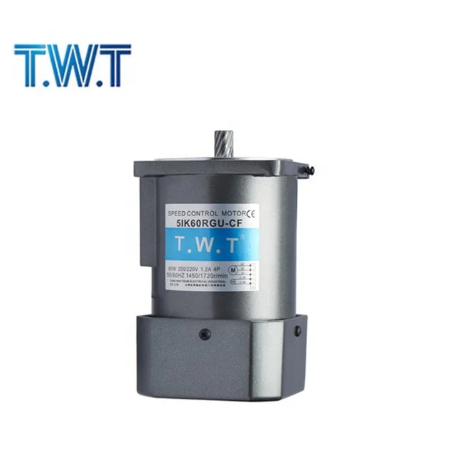 High torque low rpm electric motor  12v 24v with brake AC dc worm gear motor