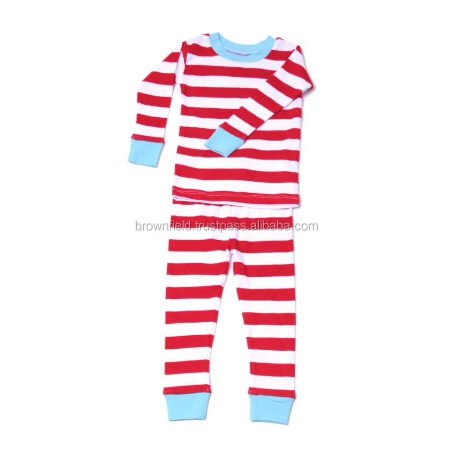 Kids striped pajamas set