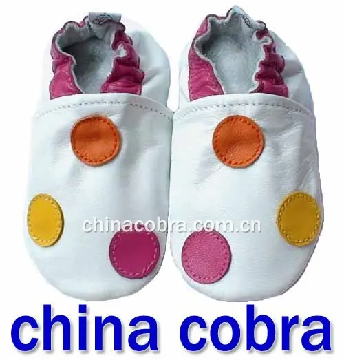 
CHINA COBRA soft sole leather baby shoes (new design! accept paypal,credit card) 