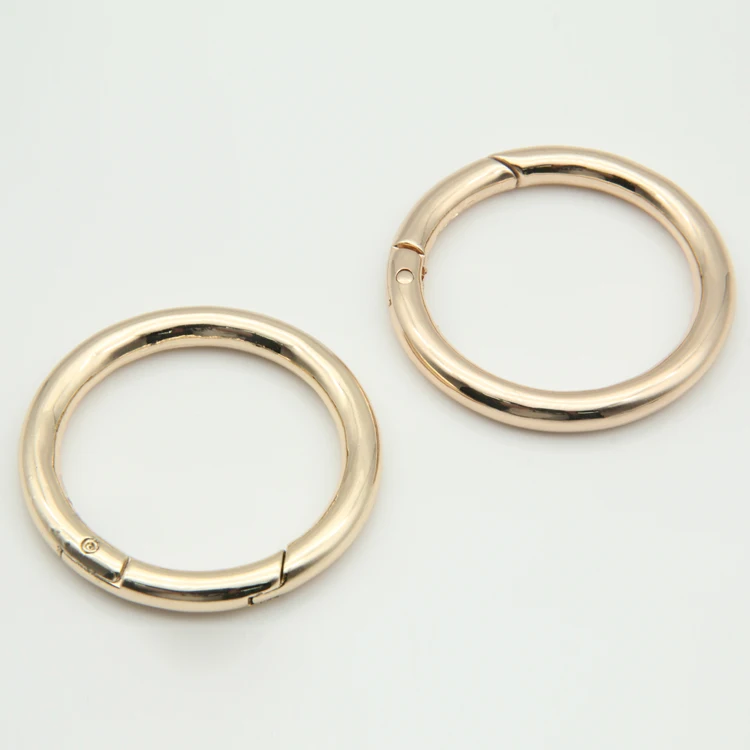 Hot Sale Light Gold Color Heavy Duty Metal Flat Light Gate O Ring