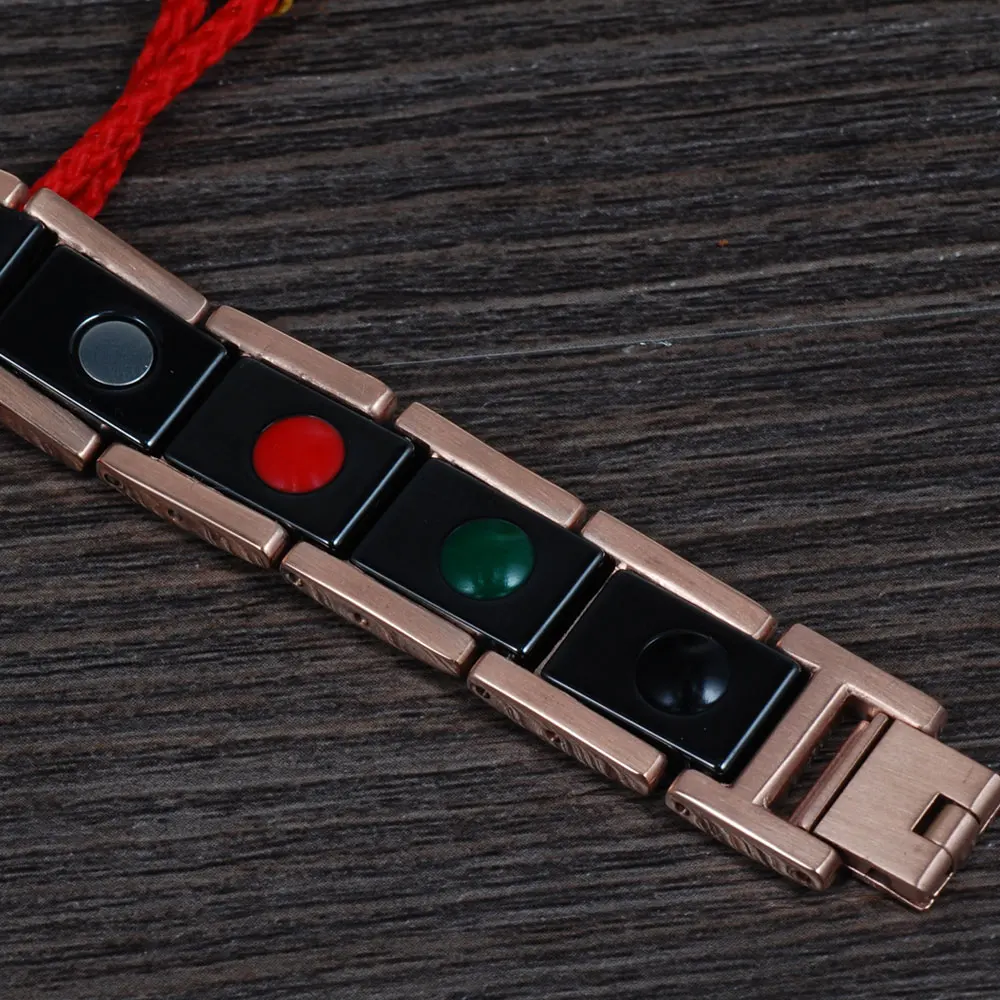 Energinox Manufacturer Mens Italy Health Benefit Black Ceramic Bracelet