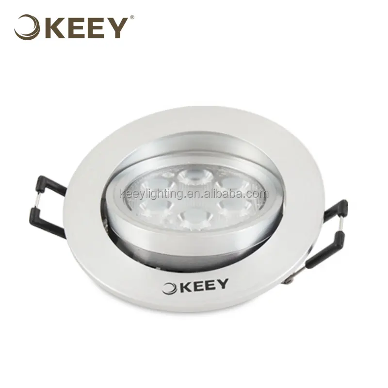 
2020 keey commercial lighting 6w ultra thin led ceiling light round white dimmable recessed ceiling led light ceiling TH311 