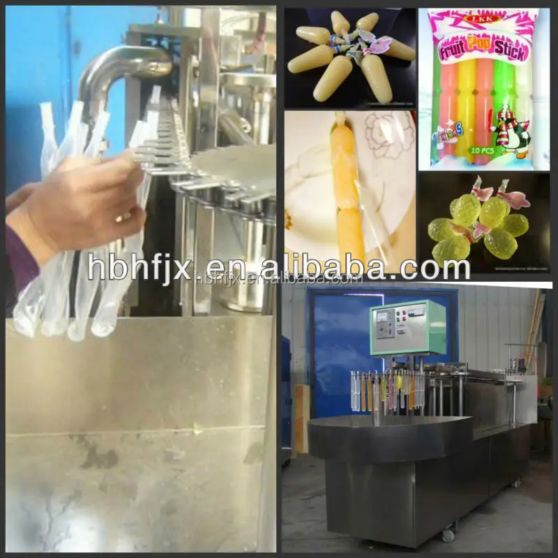high efficiency ice jelly drink in plastic sleeves filling and sealing packing machine