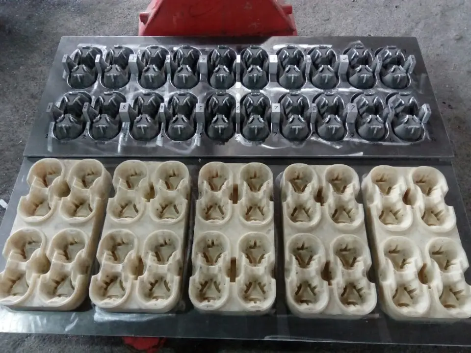 Paper pulp holder /cup carrier forming machine/Egg tray moulding machine