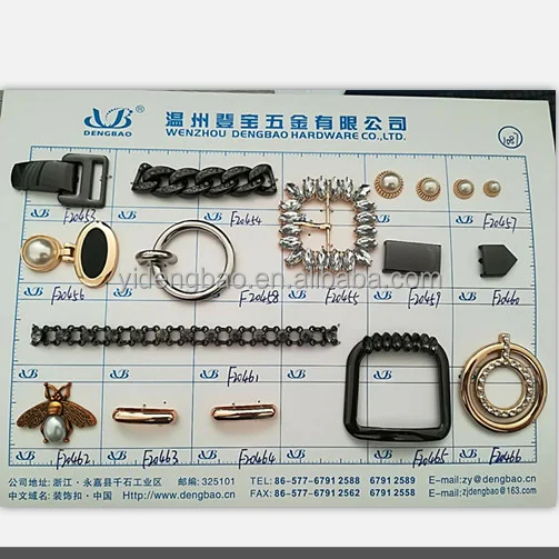 Новый дизайн, металлическая деталь для обуви, фитинг для обуви