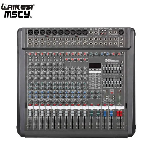 PM 1600-2 Professional 16 channel mixer with double DSP  mixer audio