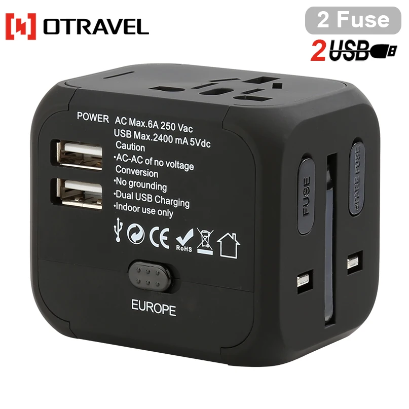 2019 newest 931l travel adapter with dual usb charger,travel charger for mobile accessories