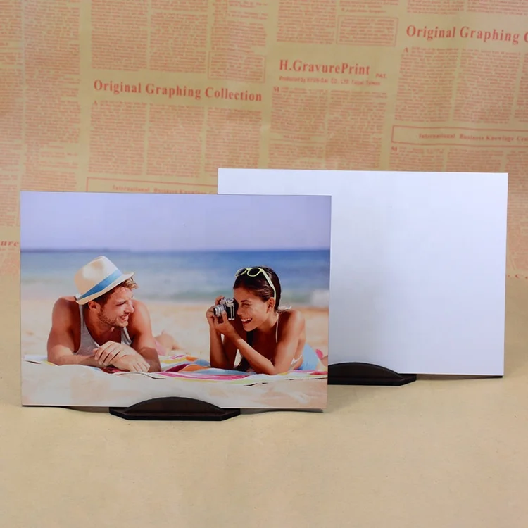 High definition printing blank sublimation picture frame wall desktop table photo frame
