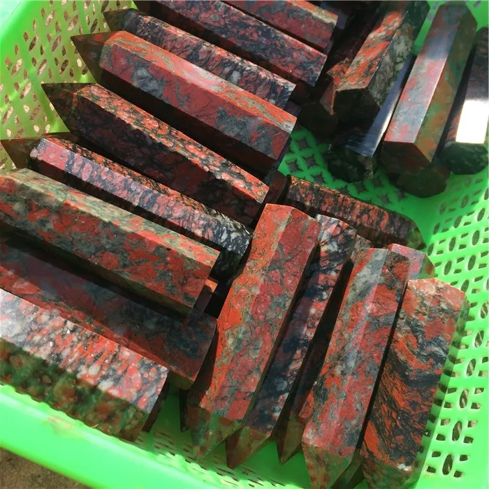 
Brazil Crystal Red Ruby Point Quartz Points Wand Wholesale 
