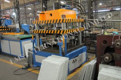 LMS Aluminium Ceiling Panels Machine with Perforation Semi Auto Line