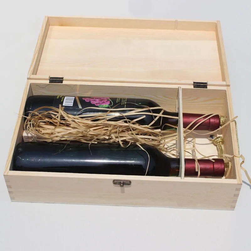 Отличная Деревянная Подарочная коробка для винных бутылок, Высококачественная деревянная Подарочная коробка для вина
