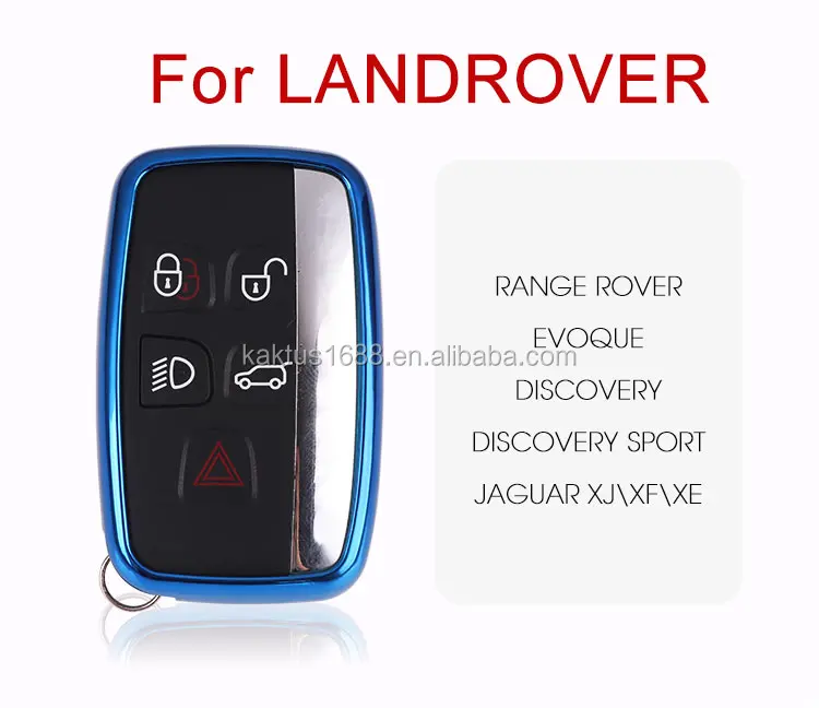 For Landrover Range Rover Evoque Discovery Sport JaguarXJ\XF\XE Car Key Case TPU protect Cover Carkey shell