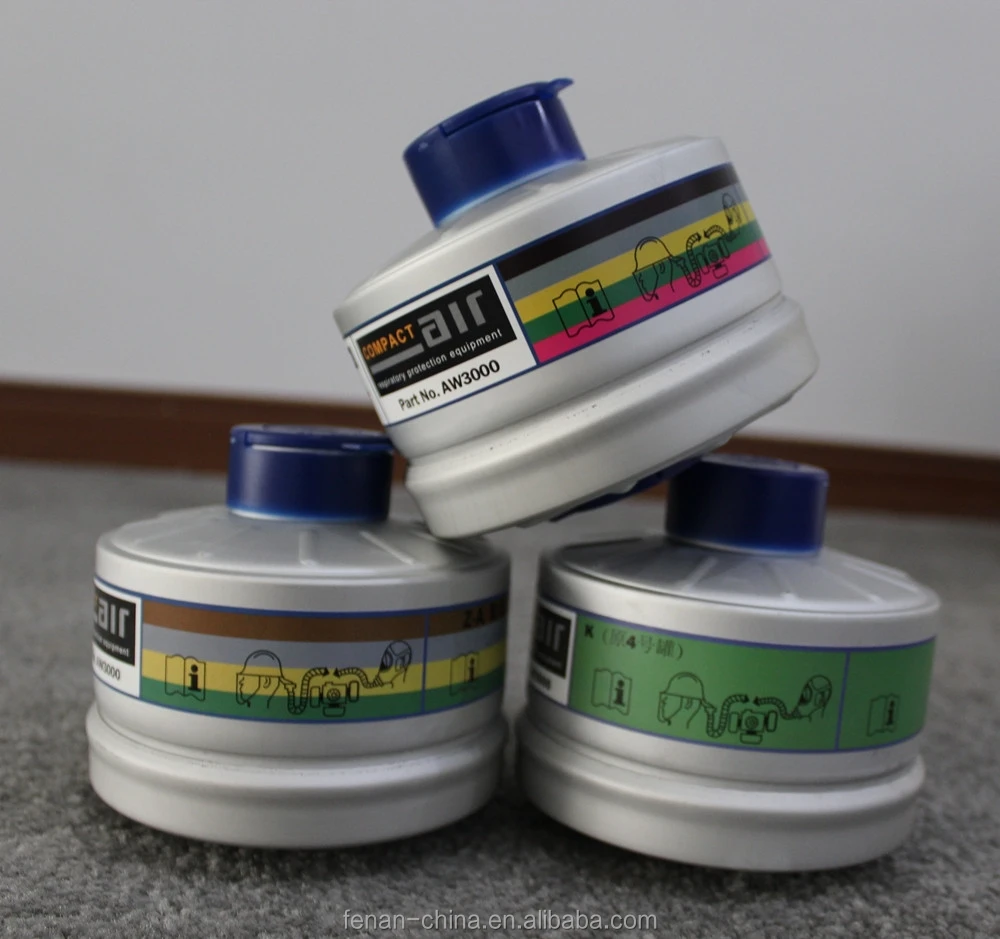 Anti-fog 100% Silicone Material Full Face Reusable Face Gas Mask