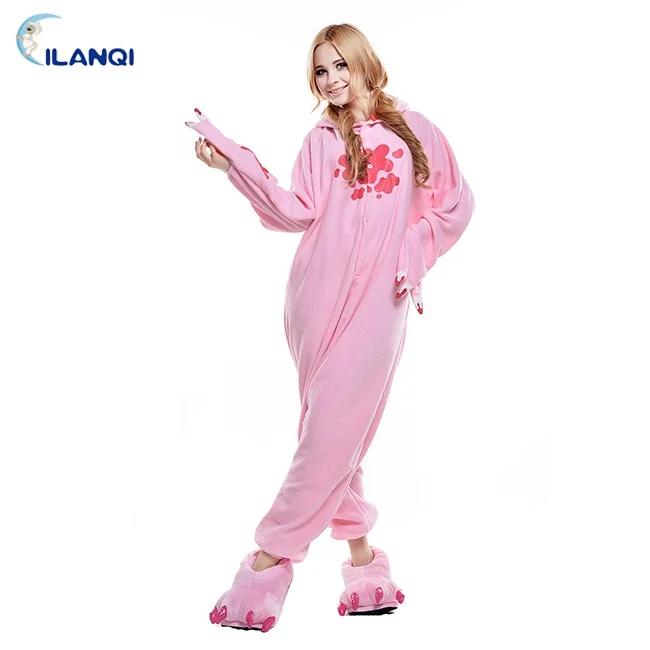 
Wholesale animal cosplay costume pink gloomy bear cartoon pajamas for halloween 
