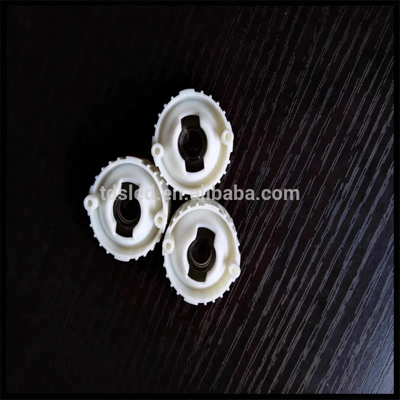 transparent 90 / 120 degree 20mm cob led dome lens with screw holder