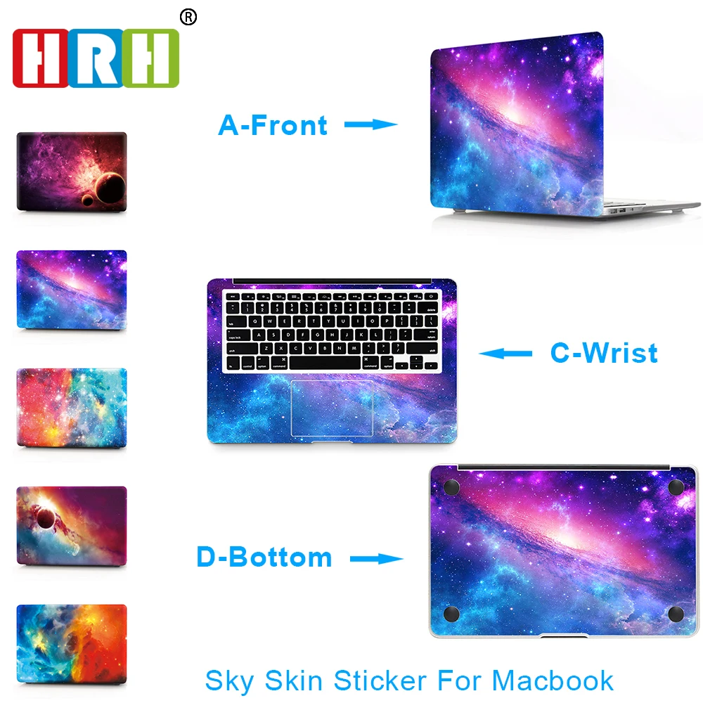 туманность пользовательские печатные наклейки для mac наклейка обложка,звезды неба для macbook наклейки кожи