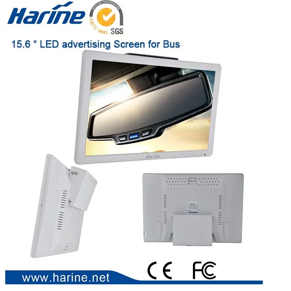  15 6 дюймовый откидной монитор автобуса для автомобиля