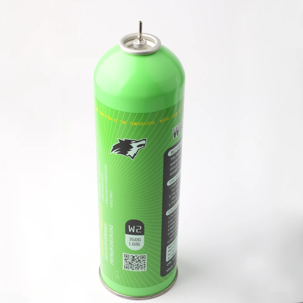 
Green gas airsoft W2 1680ml for airsoft guns 