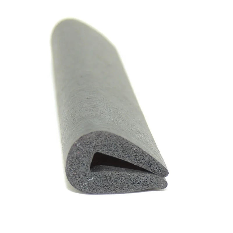 u shaped soft rubber foam sponge profile seal