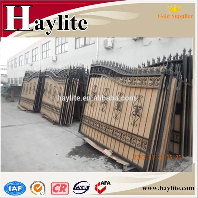 small wrought iron gate design