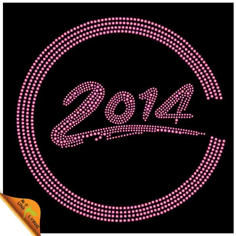 2014 Новый пользовательский Кубок мира Бразилия горный хрусталь теплопередача Мотив для украшения