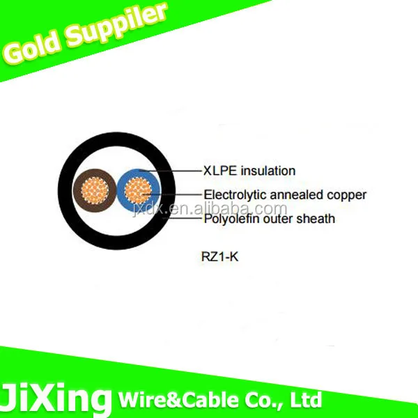 0.6/1KV Spanish code toxfree ZH RZ1-K LSOH power cable