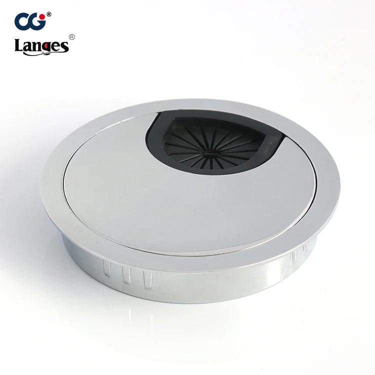 Cable hole cover dustproof waterproof square brush cable desk management grommet