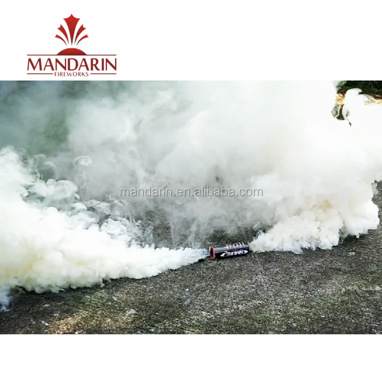 Wire Pull daytime hand hold wedding party colorful smoke flare tube fountain fireworks for wholesale