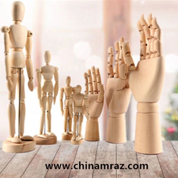Cheap Price  handmade natural unique wooden drawing very young manikin models men