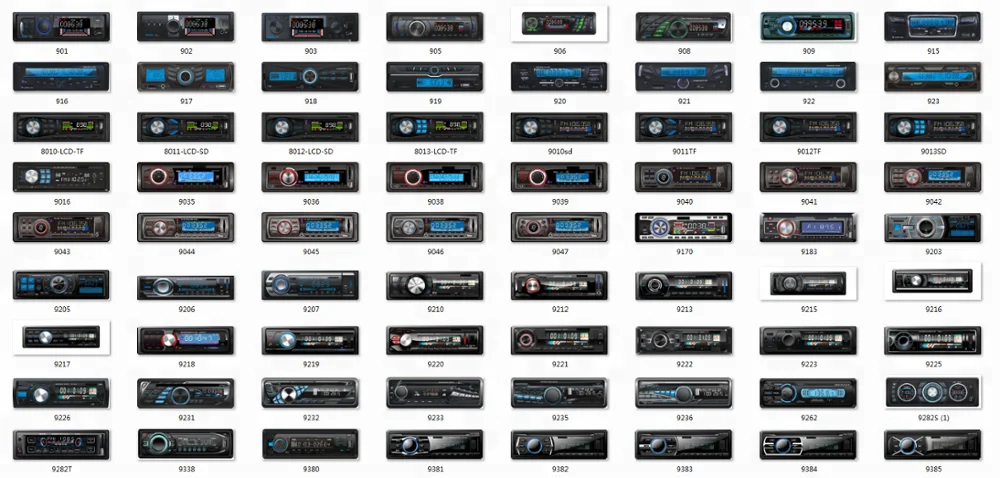 Car stereo Car audio stereo FM radio player receiver wireless MP3 Player with BT siri