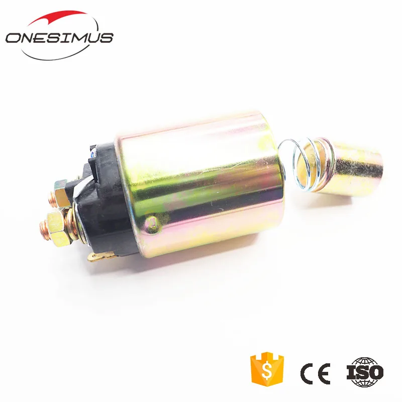 Factory outlet starter solenoid switch 4M40 12v straight solenoid coil