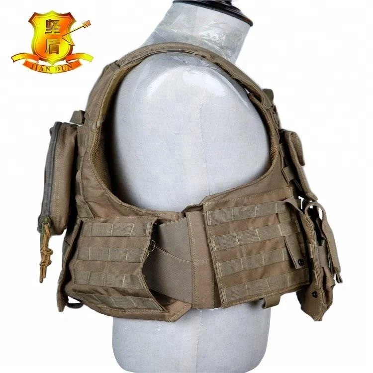 Stabproof Vest Defense Security Resist Riot Paintball War Game Combat Tactical Body Armored PE Aramid 9mm .44 Ballistic Vest