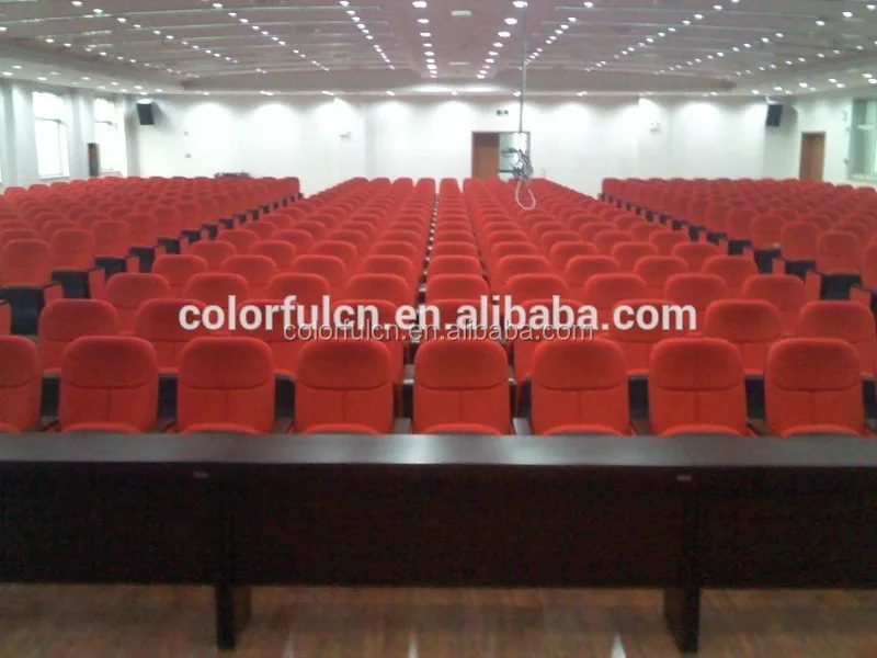 
With Cup Holder Cinema chair Wood Church Auditorium Chairs(YA-203B) 