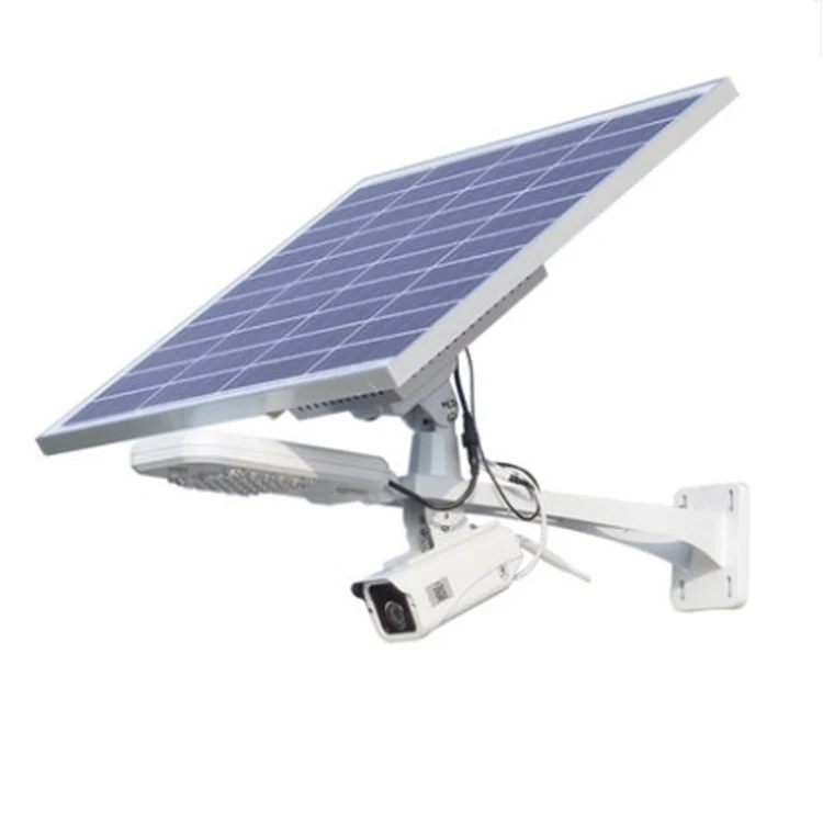 
2018 New waterproof all in one solar panel powered led street garden light with outdoor camera 