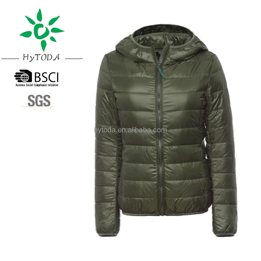 
Polyester filling hoodies lightweighted down jacket 