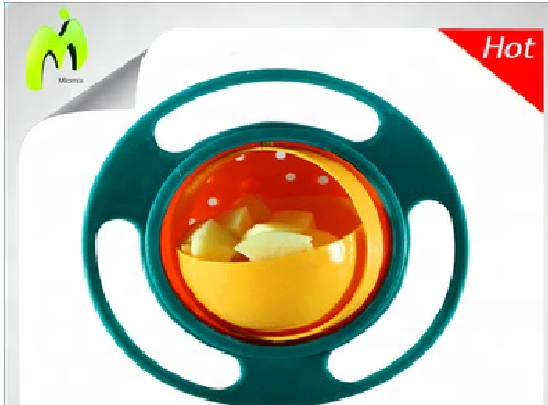 High Quality Baby 360 Rotating Anti Spill Proof Gyro Bowl- Baby Bowls