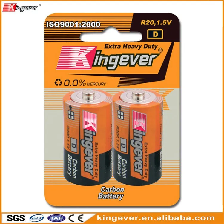 R20 D1.5V battery carbon zinc battery