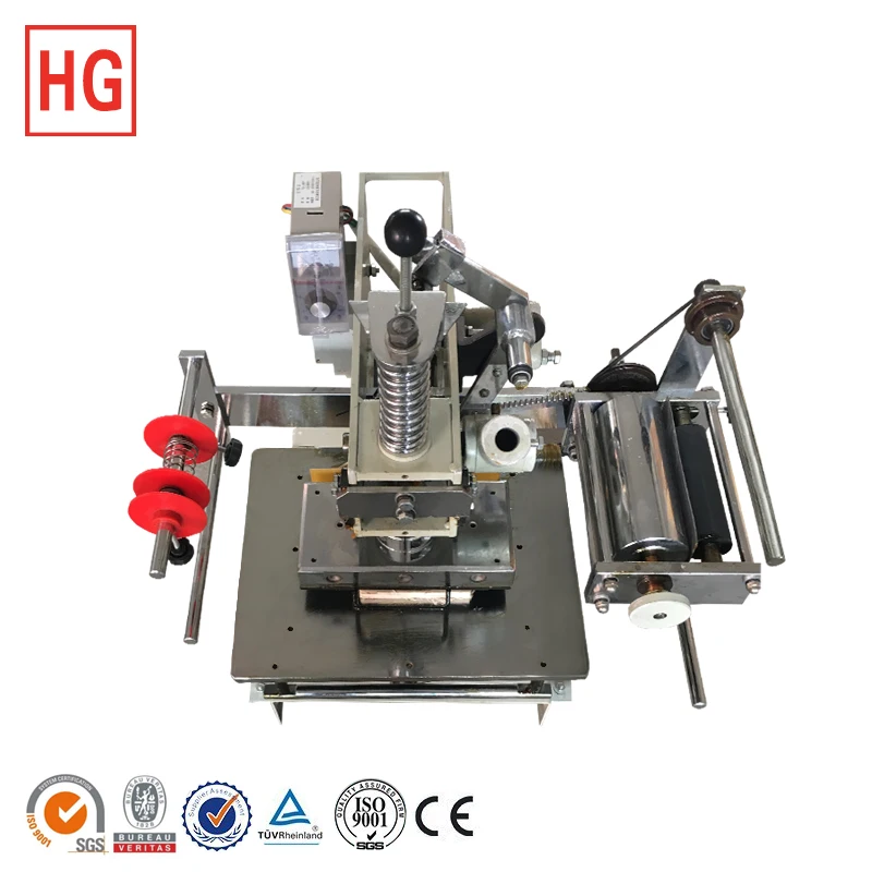 Manual Logo Plate Heat Sublimation Press Machine Hot Foil Stamping Machine
