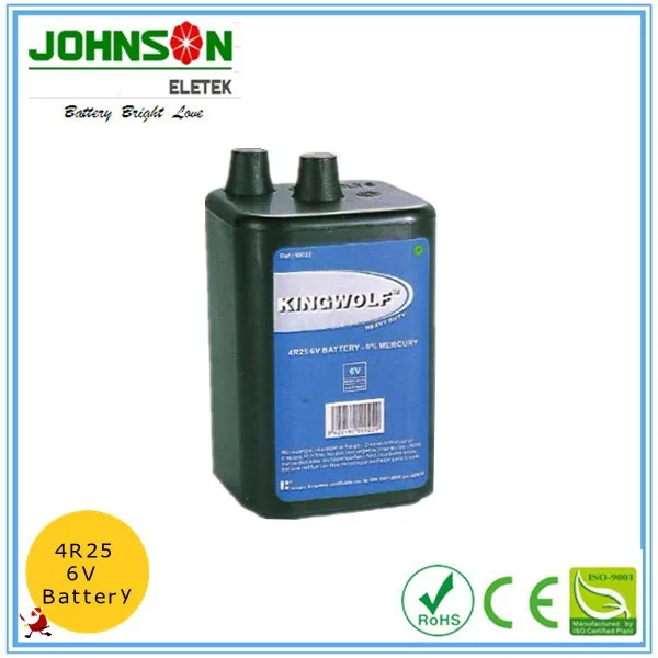 4r25 6V Traffic warning light battery 4lr25