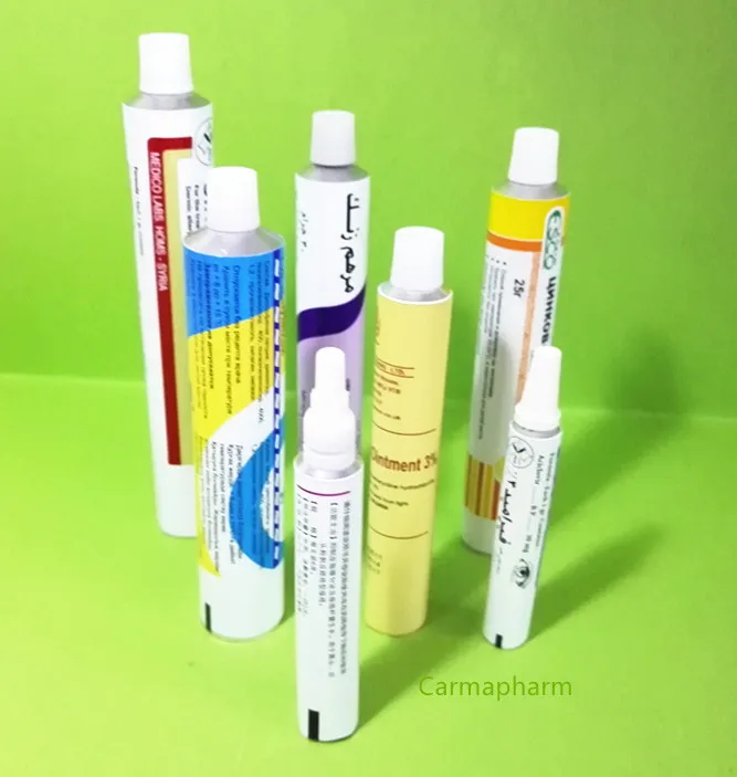 Empty Aluminium Collapsible ointment Tubes medicine tubes gel tubes 5g