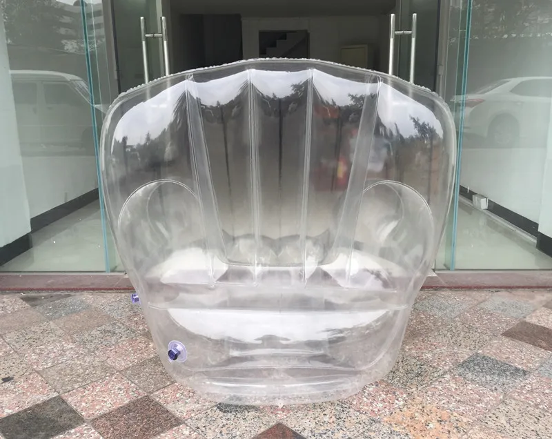 Hot Sale OEM Transparent Inflatable Furniture Waterproof Transparent Fast Air Inflatable Sofa for Adults