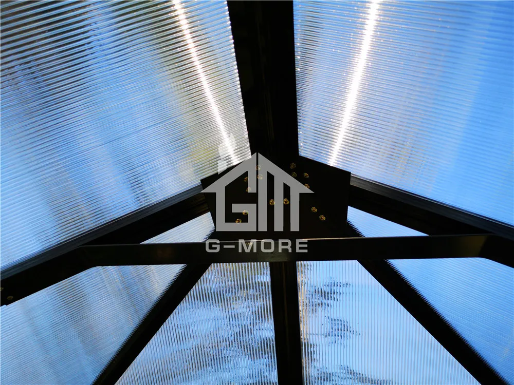 
G-MORE High Quality aluminum frame glass Garden Room prefab house 