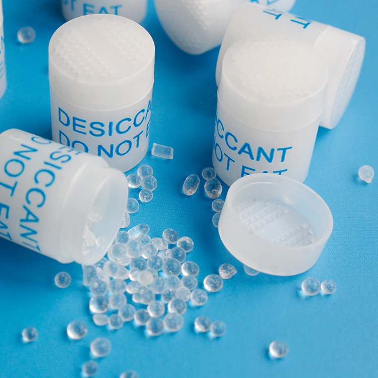 Cylindric desiccant canister silica gel for pharmaceutical primary packaging