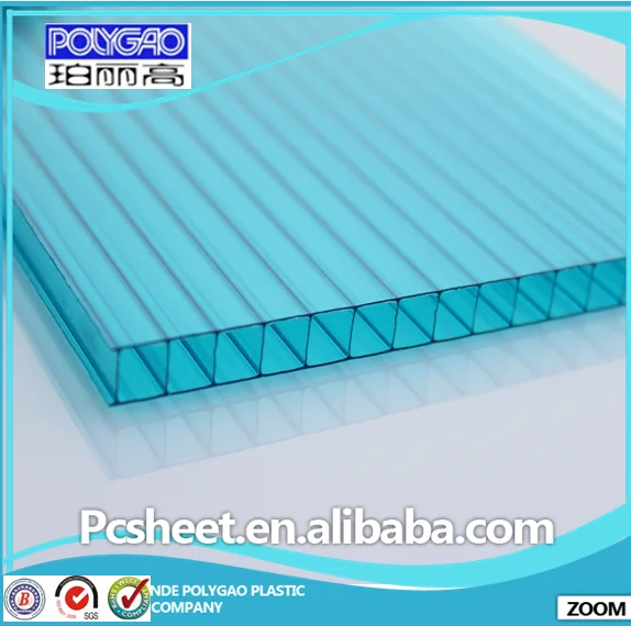 Bayer Material Поликарбонат Парниковых, Плавательный Бассейн На Крыше, 4/6/8/10 мм Полые Поликарбонат/PC Панель