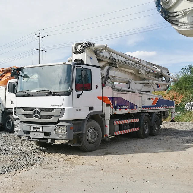 Chinese factory 28m concrete pumping vehicle 150 meters mixer car cement