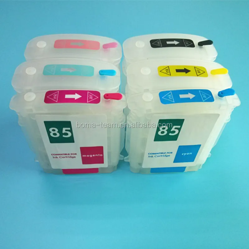 For HP11 82 84 Refillable Ink Cartridge For HP Designjet 10 20 50 120 Printer refill ink cartridge with ARC chip